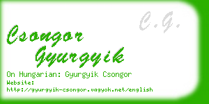 csongor gyurgyik business card